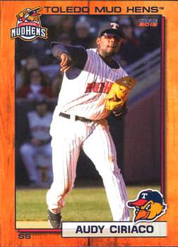 2012 Choice Toledo Mud Hens #22 Audy Ciriaco Front