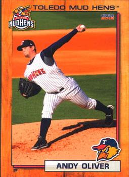 2012 Choice Toledo Mud Hens #07 Andy Oliver Front
