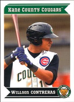 2013 Grandstand Kane County Cougars #12 Willson Contreras Front