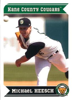 2013 Grandstand Kane County Cougars #16 Michael Heesch Front