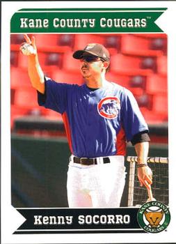 2013 Grandstand Kane County Cougars #30 Kenny Socorro Front