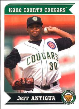 2013 Grandstand Kane County Cougars #5 Jeff Antigua Front