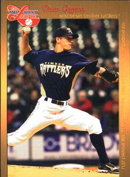 2012 Grandstand Midwest League Top Prospects #NNO Drew Gagnon Front