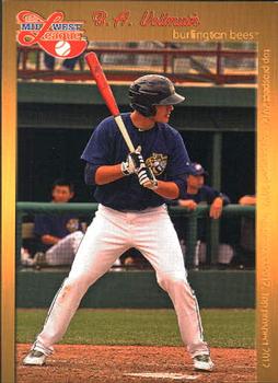 2012 Grandstand Midwest League Top Prospects #NNO B.A. Vollmuth Front