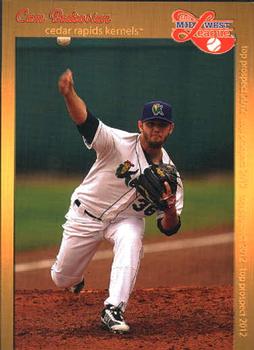 2012 Grandstand Midwest League Top Prospects #NNO Cam Bedrosian Front