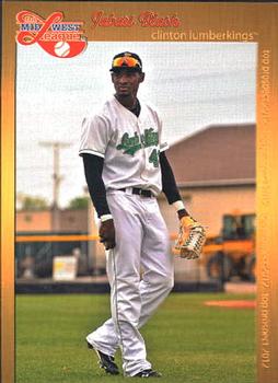 2012 Grandstand Midwest League Top Prospects #NNO Jabari Blash Front