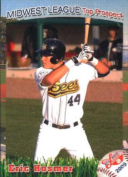 2009 Grandstand Midwest League Top Prospects #NNO Eric Hosmer Front