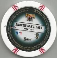 2013 Topps MLB Chipz #NNO Andrew McCutchen Back