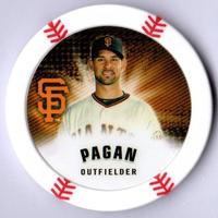 2013 Topps MLB Chipz #NNO Angel Pagan Front