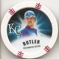 2013 Topps MLB Chipz #NNO Billy Butler Front