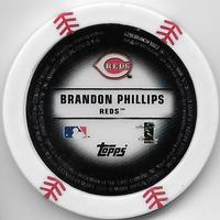 2013 Topps MLB Chipz #NNO Brandon Phillips Back