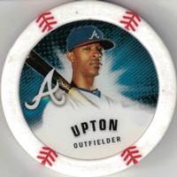 2013 Topps MLB Chipz #NNO B.J. Upton Front