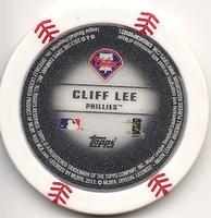 2013 Topps MLB Chipz #NNO Cliff Lee Back