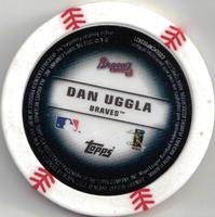 2013 Topps MLB Chipz #NNO Dan Uggla Back