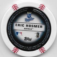 2013 Topps MLB Chipz #NNO Eric Hosmer Back