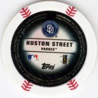 2013 Topps MLB Chipz #NNO Huston Street Back