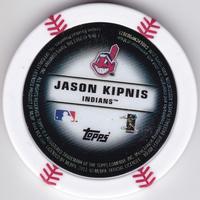 2013 Topps MLB Chipz #NNO Jason Kipnis Back