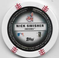 2013 Topps MLB Chipz #NNO Nick Swisher Back
