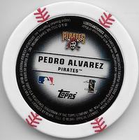 2013 Topps MLB Chipz #NNO Pedro Alvarez Back