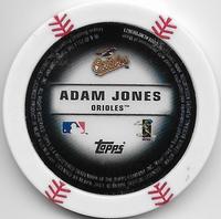 2013 Topps MLB Chipz #NNO Adam Jones Back