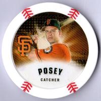 2013 Topps MLB Chipz #NNO Buster Posey Front
