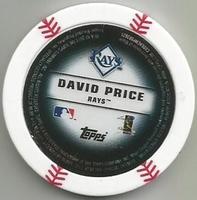 2013 Topps MLB Chipz #NNO David Price Back