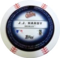 2013 Topps MLB Chipz #NNO J.J. Hardy Back