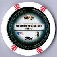 2013 Topps MLB Chipz #NNO Madison Bumgarner Back