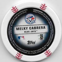 2013 Topps MLB Chipz #NNO Melky Cabrera Back