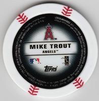 2013 Topps MLB Chipz #NNO Mike Trout Back