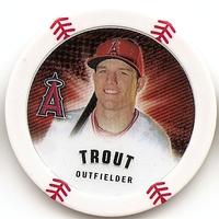 2013 Topps MLB Chipz #NNO Mike Trout Front