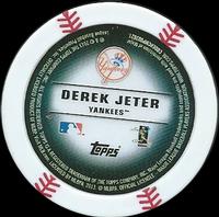 2013 Topps MLB Chipz #NNO Derek Jeter Back