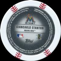 2013 Topps MLB Chipz #NNO Giancarlo Stanton Back