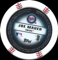 2013 Topps MLB Chipz #NNO Joe Mauer Back