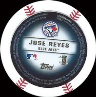 2013 Topps MLB Chipz #NNO Jose Reyes Back