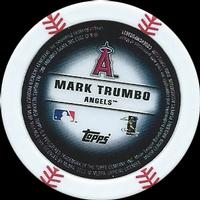 2013 Topps MLB Chipz #NNO Mark Trumbo Back