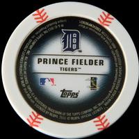 2013 Topps MLB Chipz #NNO Prince Fielder Back