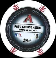 2013 Topps MLB Chipz #NNO Paul Goldschmidt Back