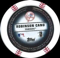 2013 Topps MLB Chipz #NNO Robinson Cano Back