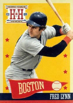 2013 Panini Hometown Heroes #10 Fred Lynn Front