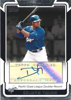 2008 Topps - 2007 Highlights Autographs #HA-DY Delwyn Young Front