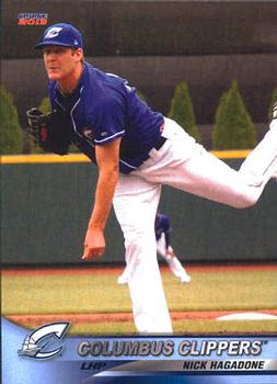 2013 Choice Columbus Clippers #16 Nick Hagadone Front