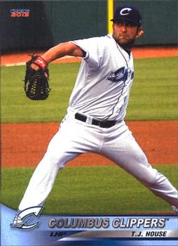 2013 Choice Columbus Clippers #19 T.J. House Front