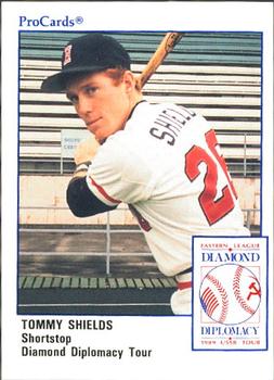 1989 ProCards Eastern League Diamond Diplomacy #DD26 Tommy Shields Front