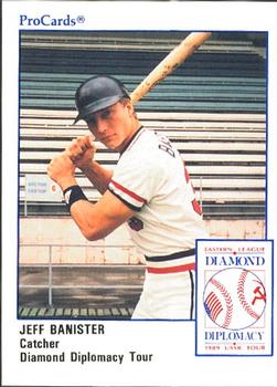 1989 ProCards Eastern League Diamond Diplomacy #DD28 Jeff Banister Front