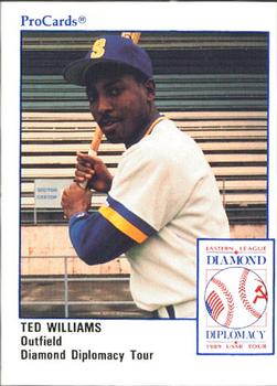 1989 ProCards Eastern League Diamond Diplomacy #DD36 Ted Williams Front