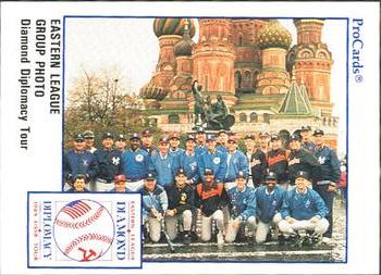 1989 ProCards Eastern League Diamond Diplomacy #DD42 Eastern League Group Photo Front
