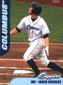 2012 Choice Columbus Clippers #14 Jared Goedert Front