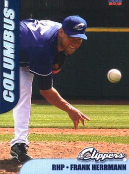 2012 Choice Columbus Clippers #15 Frank Herrmann Front