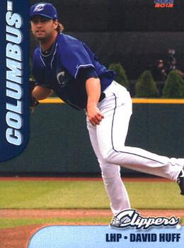 2012 Choice Columbus Clippers #16 David Huff Front